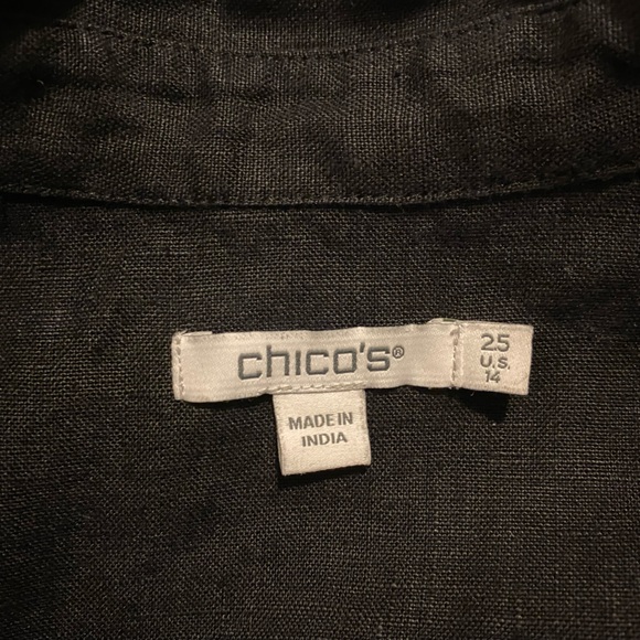 Chico’s Linen 3D Floral Dress - Picture 10 of 16